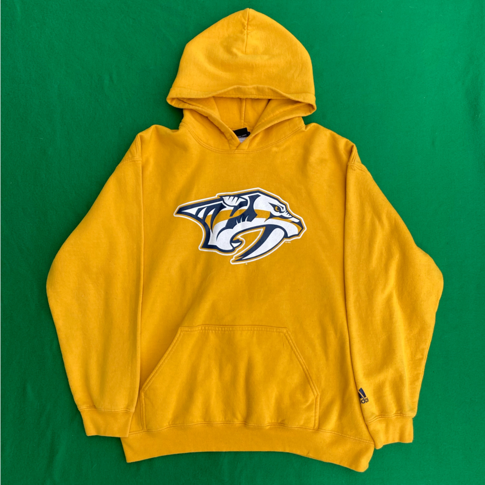 Yellow Hoodie With Graphic Logo